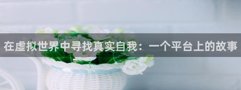 凯发k8国际网站：在虚拟世界中寻找真实自我：一个平台上的故事